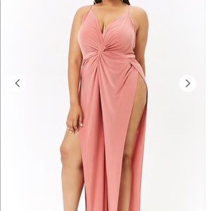 Plus Size Twist Split-Leg Jumpsuit (2x) NWT